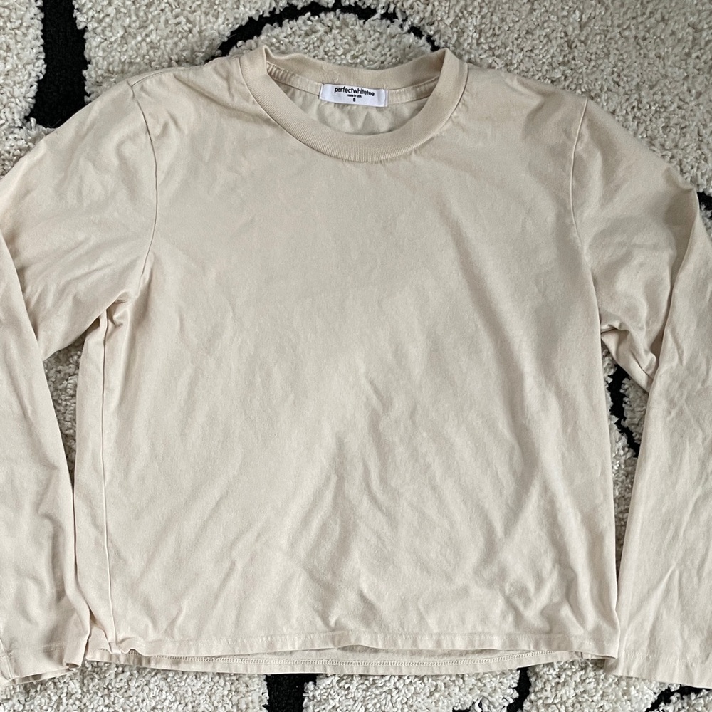 PerfectWhiteTee l/s “Bruce” cotton tee S